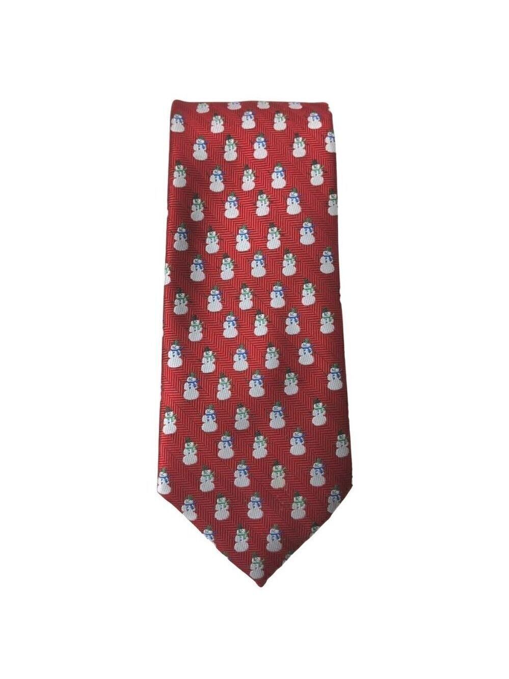Hallmark Snowman All Over Print Necktie - Picture 4 of 7